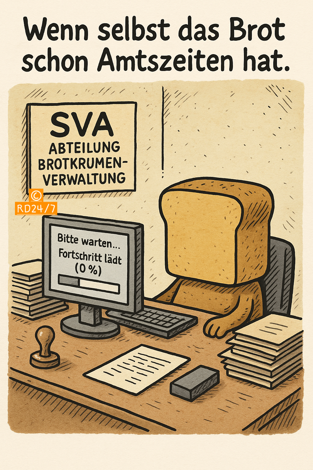 Wenn selbst das Brot schon Amtszeiten hat (Satire)